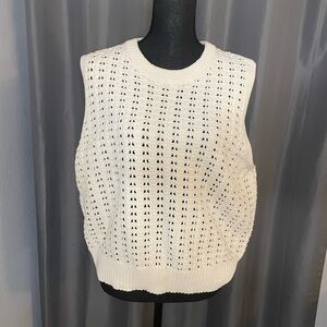 186. Universal Thread Cream Tank Sweater, Size XXL, NWT